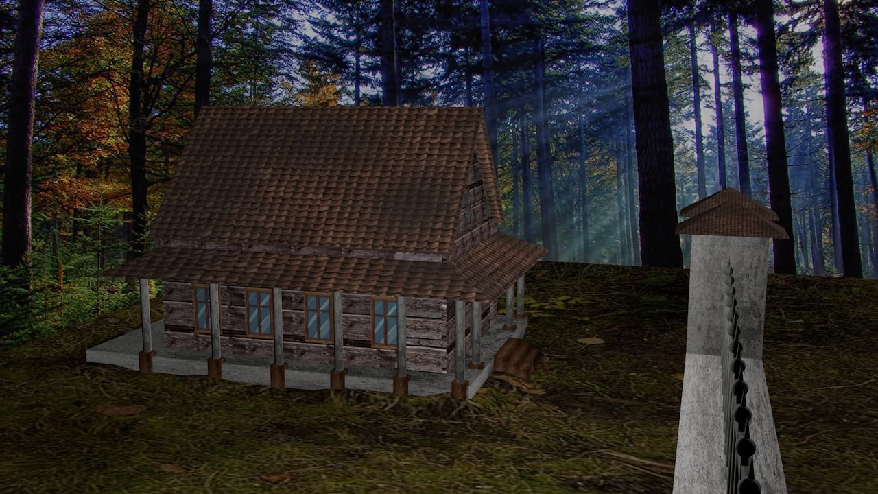 Abandoned House  3D model_1