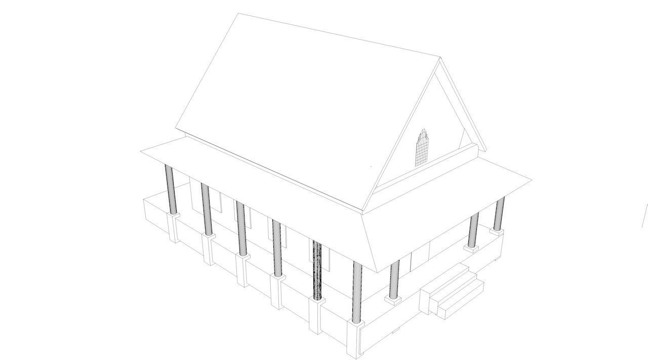 Abandoned House  3D model_5