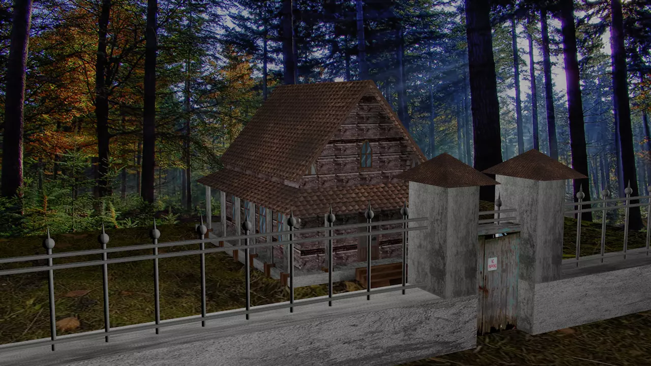 Abandoned House  3D model_0