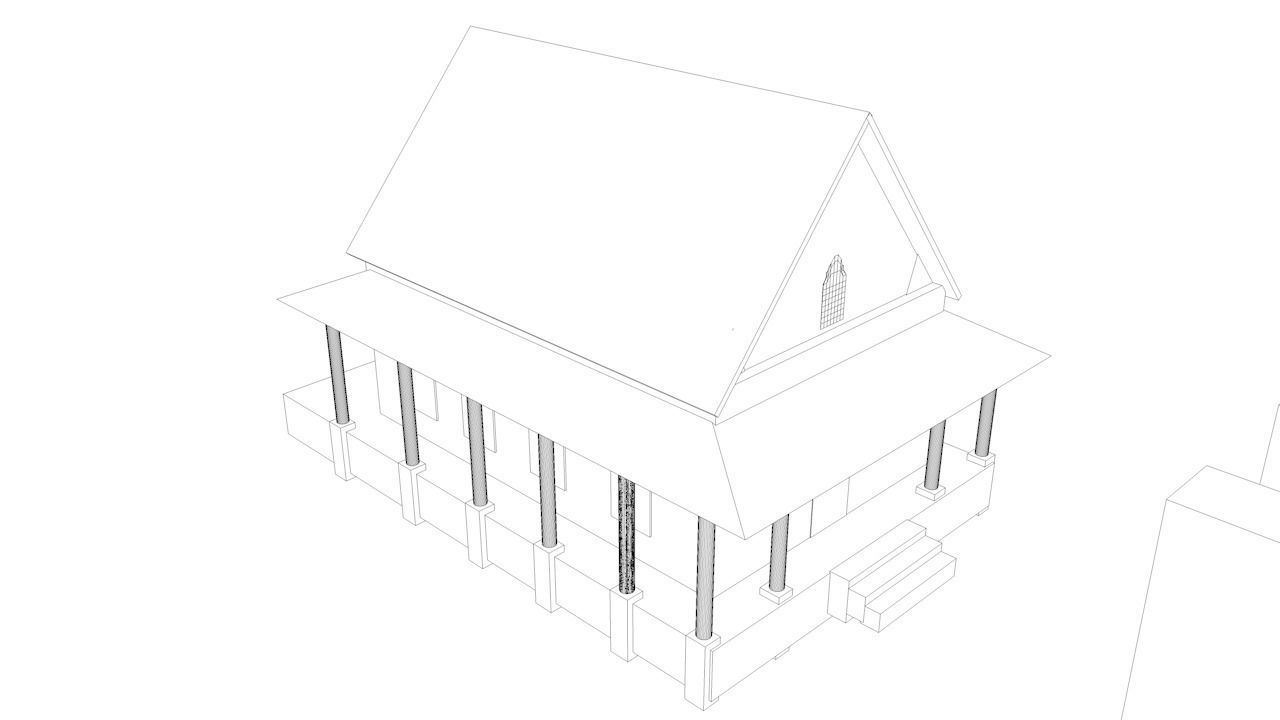 Abandoned House  3D model_4