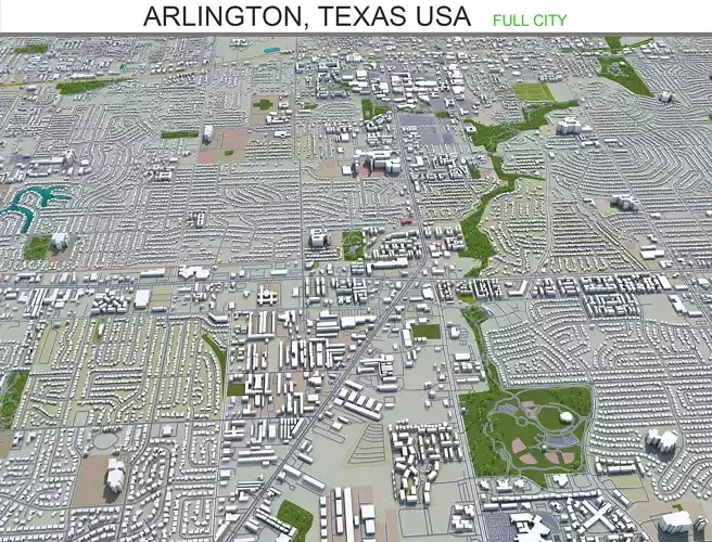 Arlington Texas USA 40km
