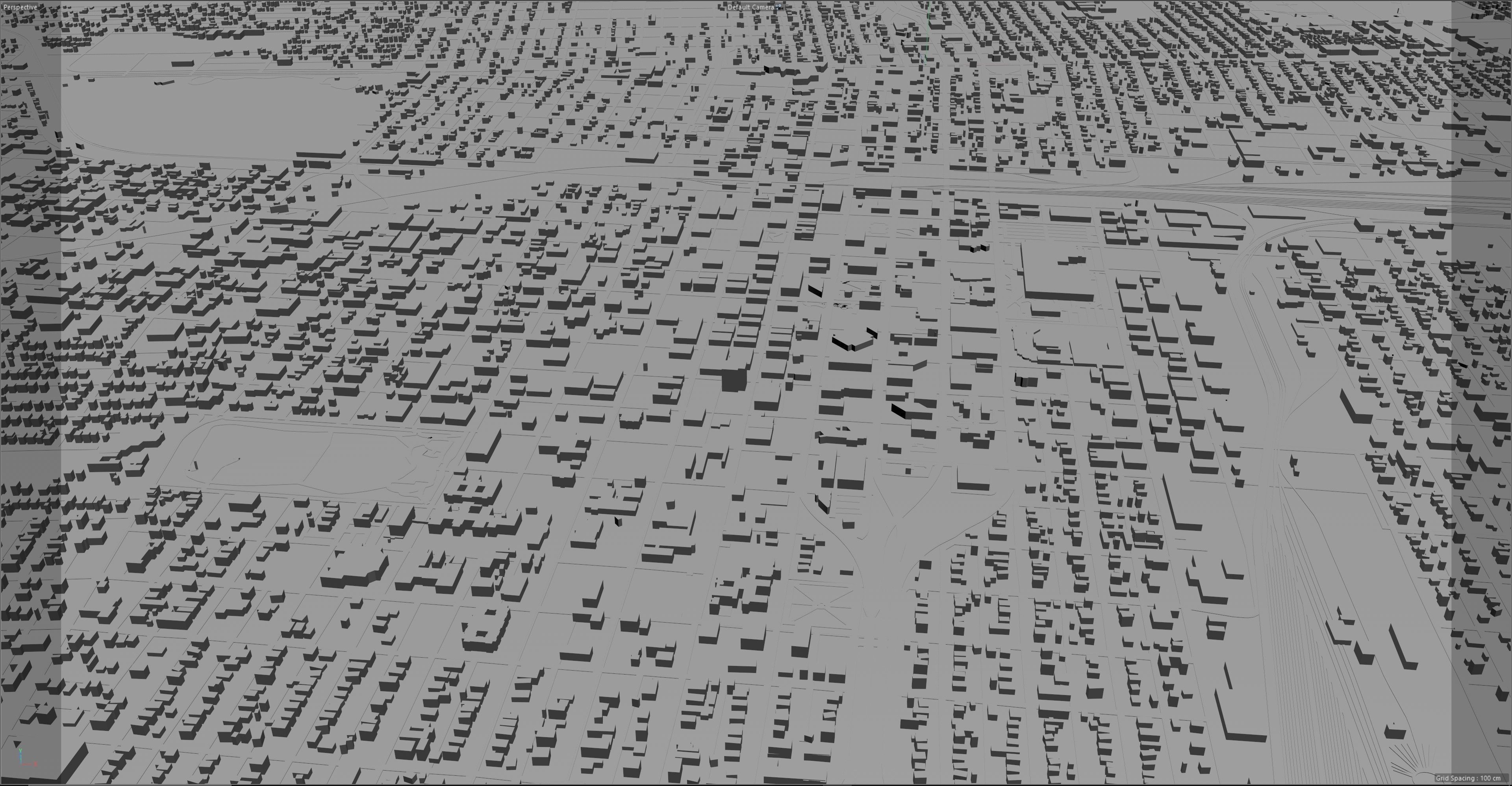 Amarillo Texas USA 40km Low-poly 3D model_14