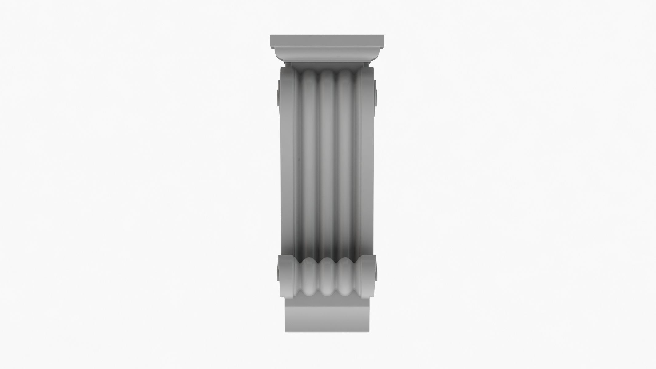 Scroll Corbel 52 - 3D Printable 3D model_1