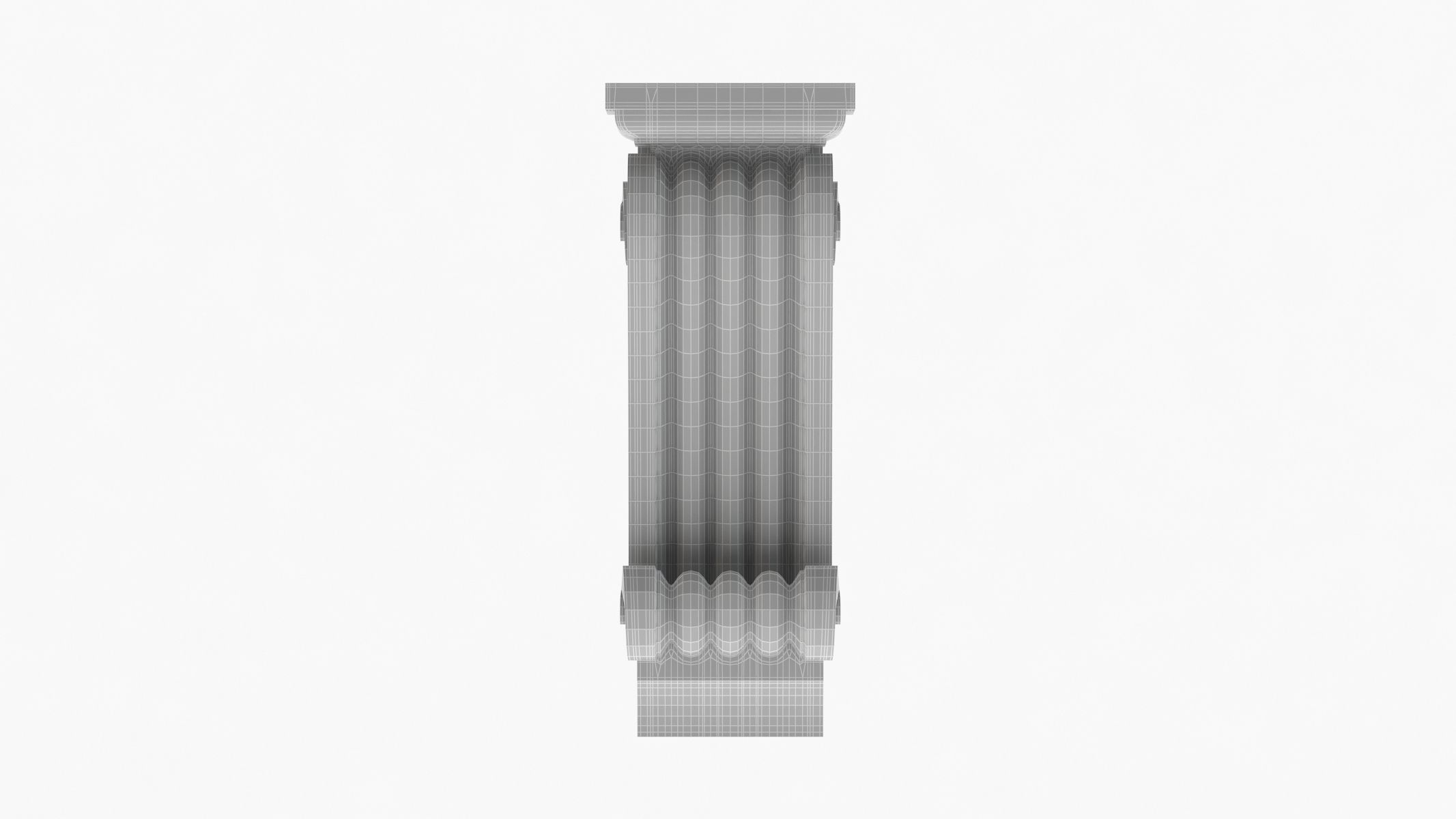 Scroll Corbel 52 - 3D Printable 3D model_6