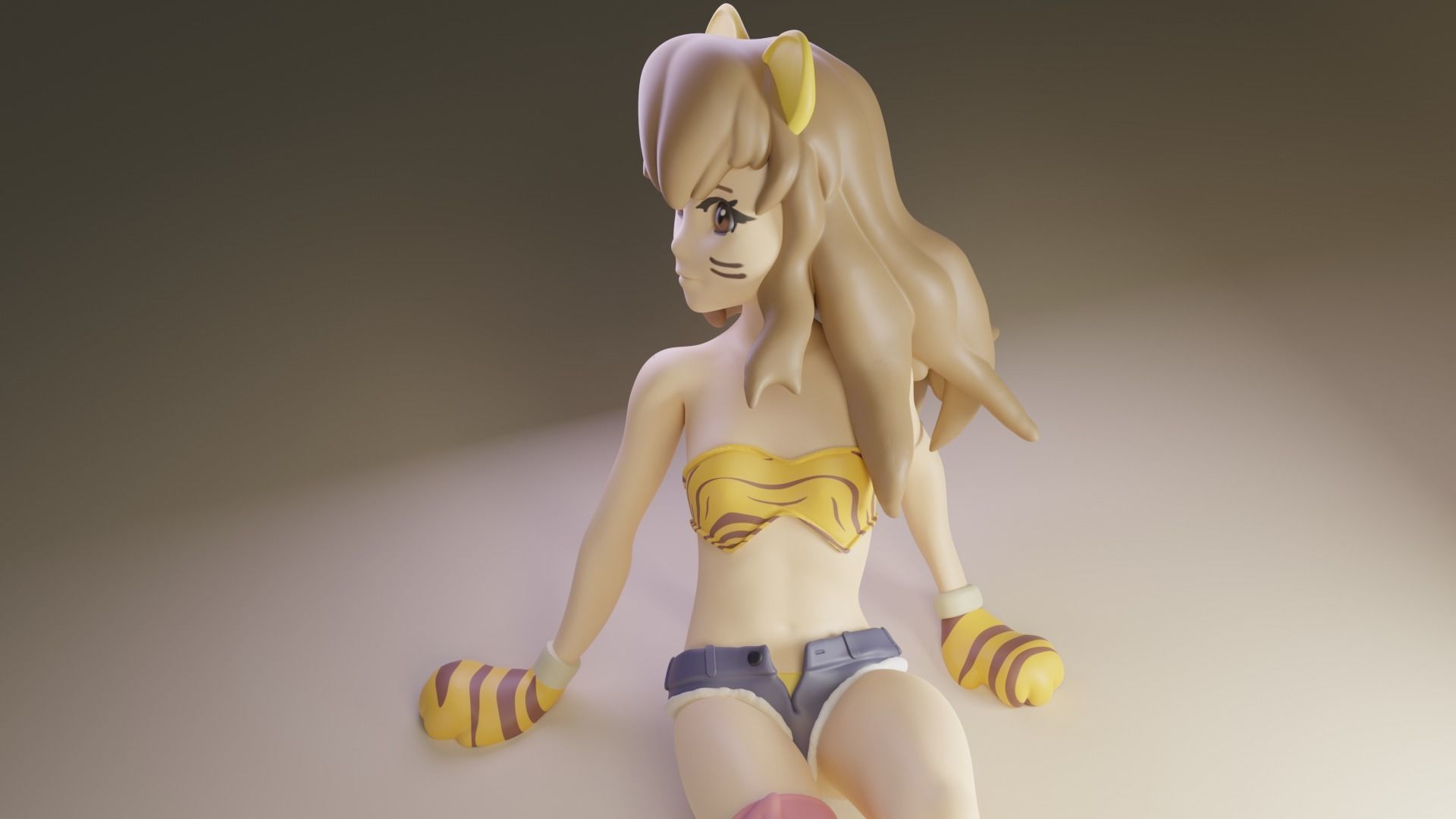 Taiga aisaka tiger 3D print model_3