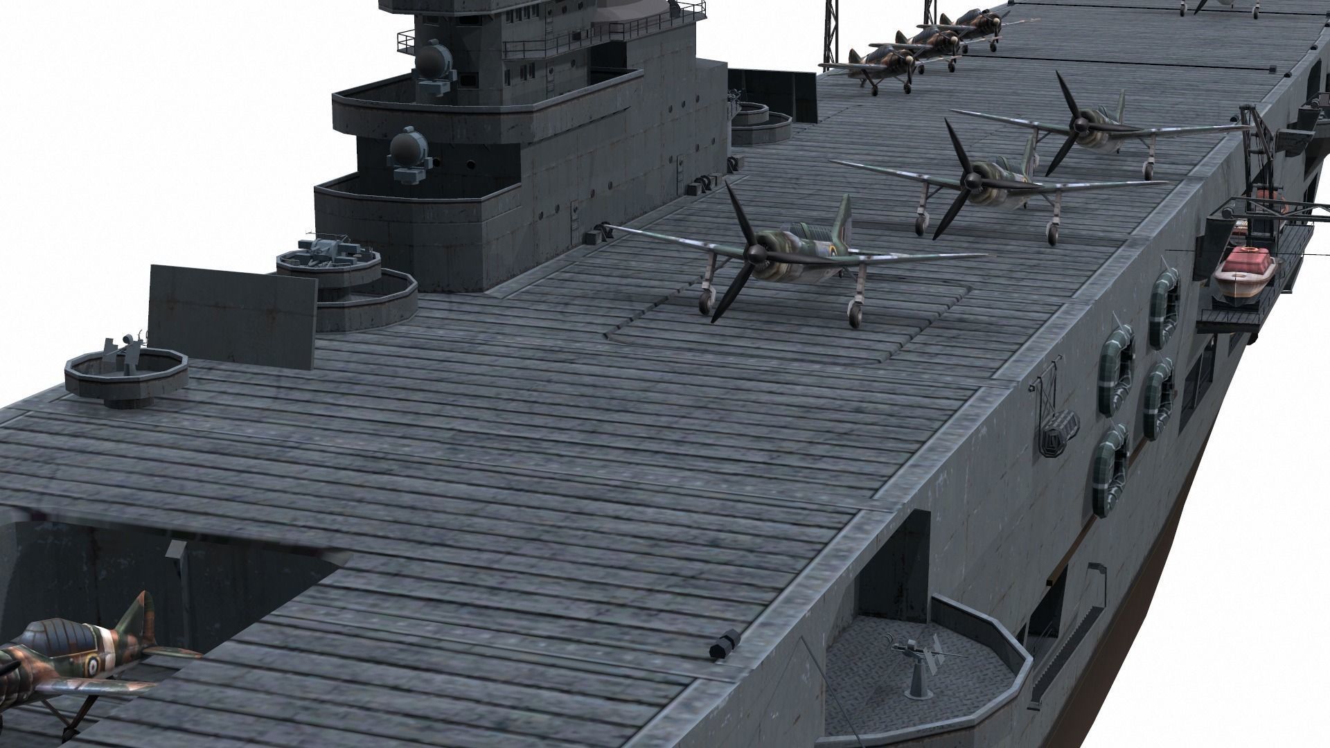 Ship 03 Low-poly 3D model_5