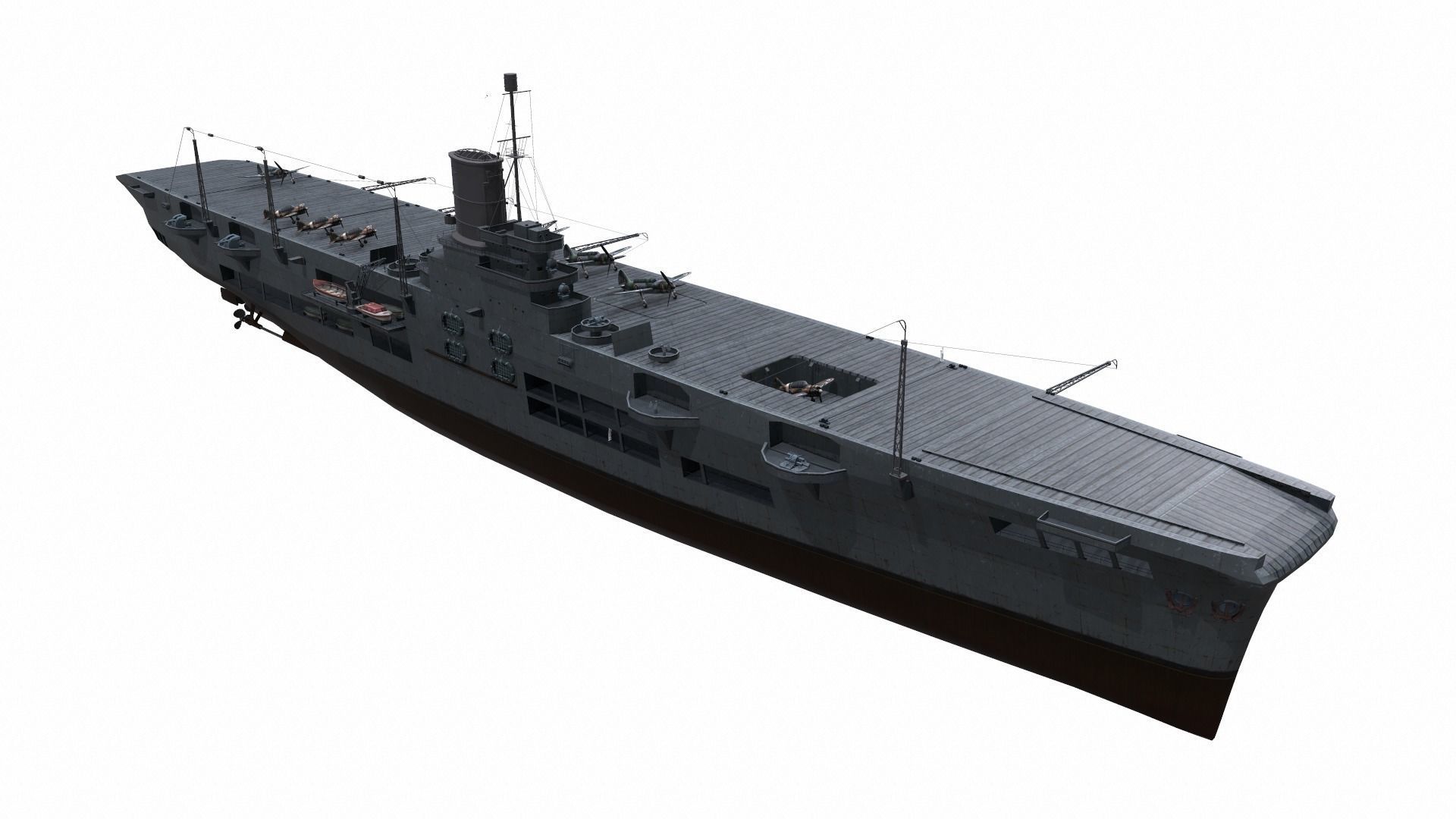 Ship 03 Low-poly 3D model_8