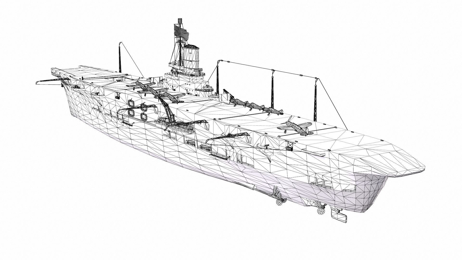 Ship 03 Low-poly 3D model_10