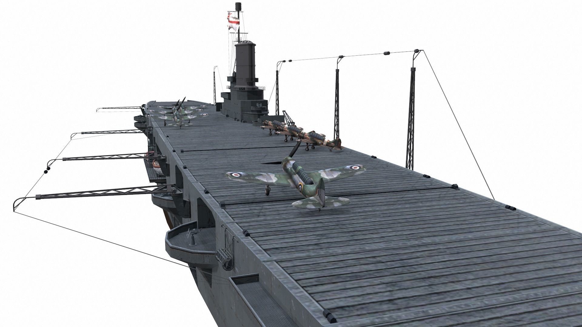 Ship 03 Low-poly 3D model_7