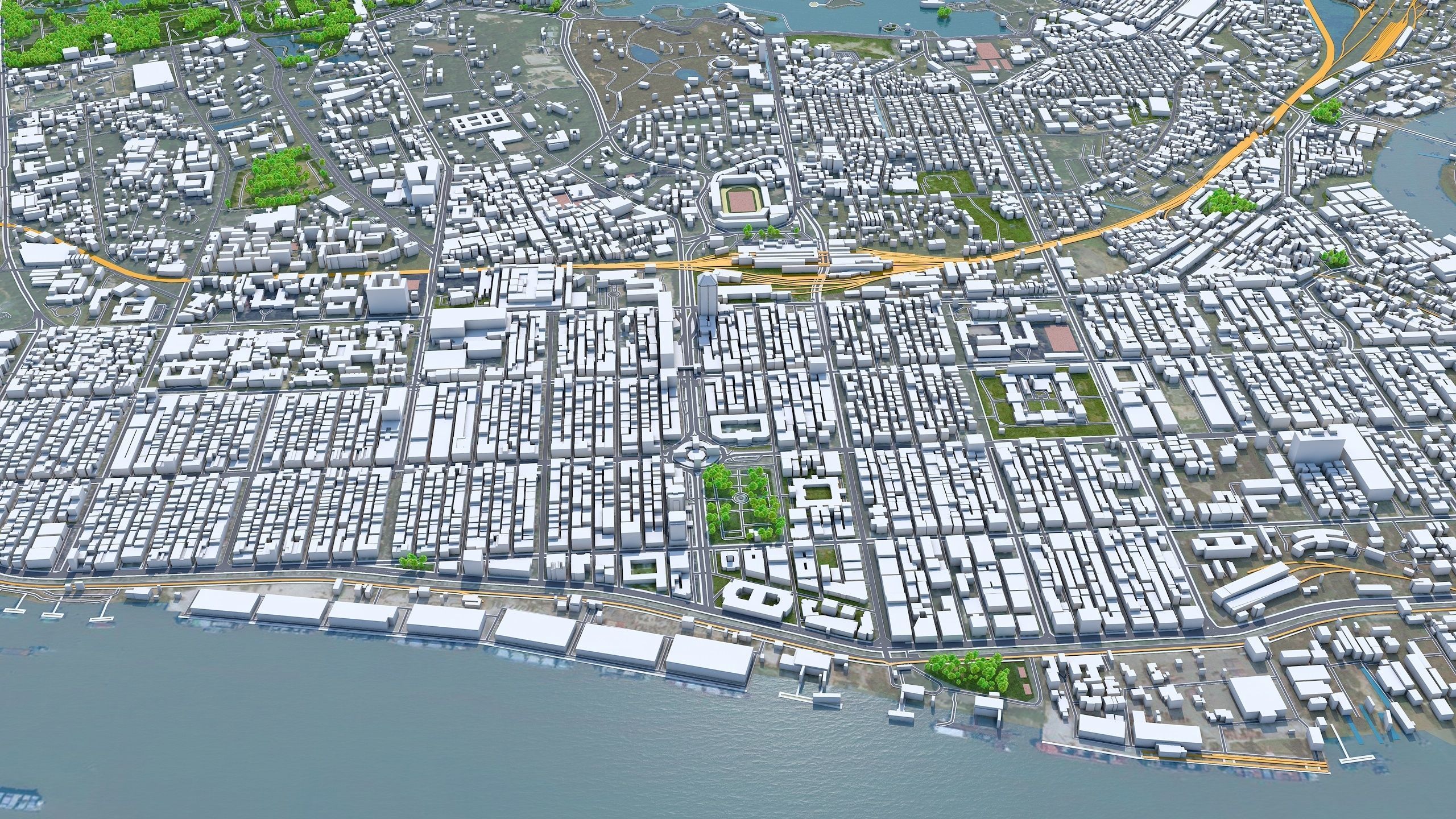 3D model Yangon City Myanmar VR / AR / low-poly | CGTrader