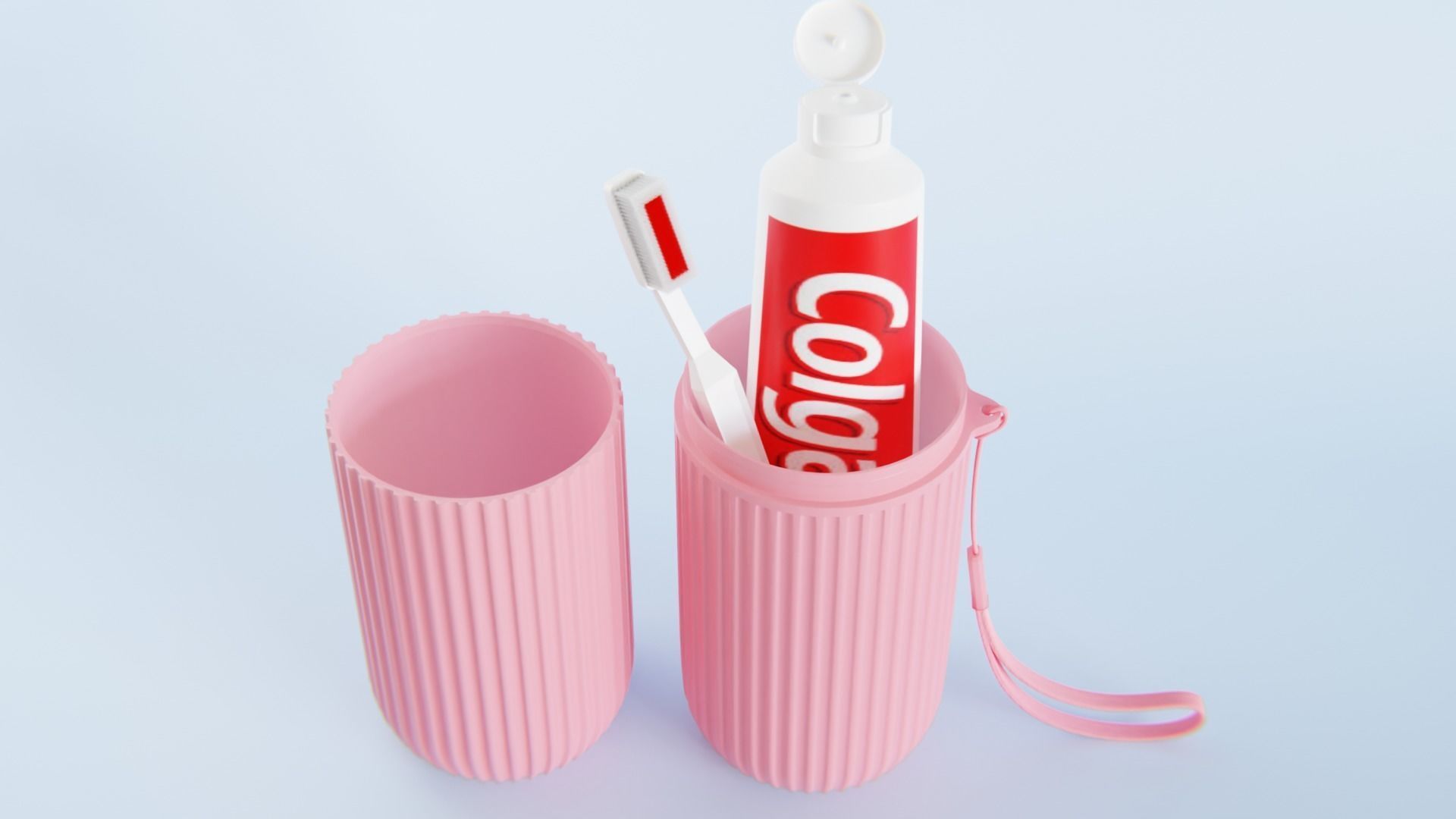 TOOTHPASTE AND TOOTH BRUSH 3D model_5