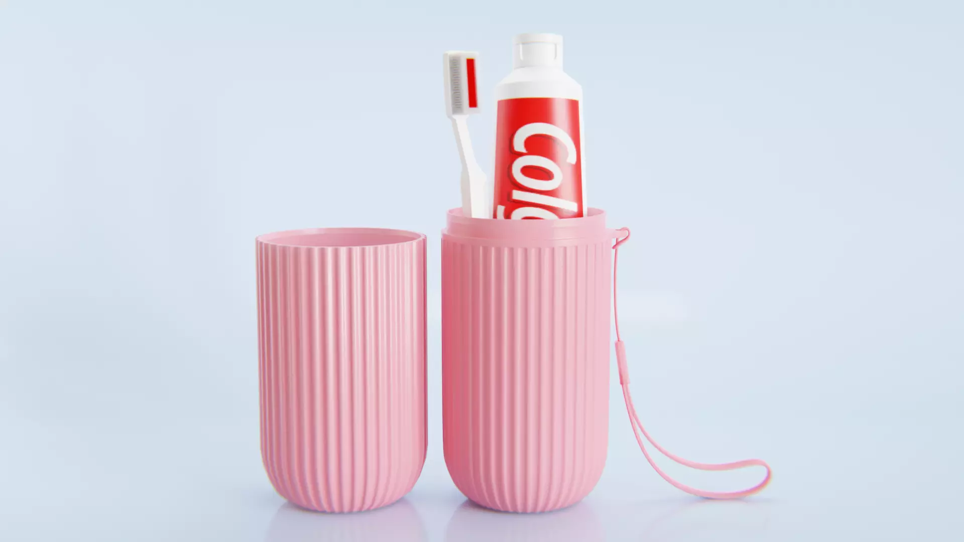 TOOTHPASTE AND TOOTH BRUSH 3D model_0