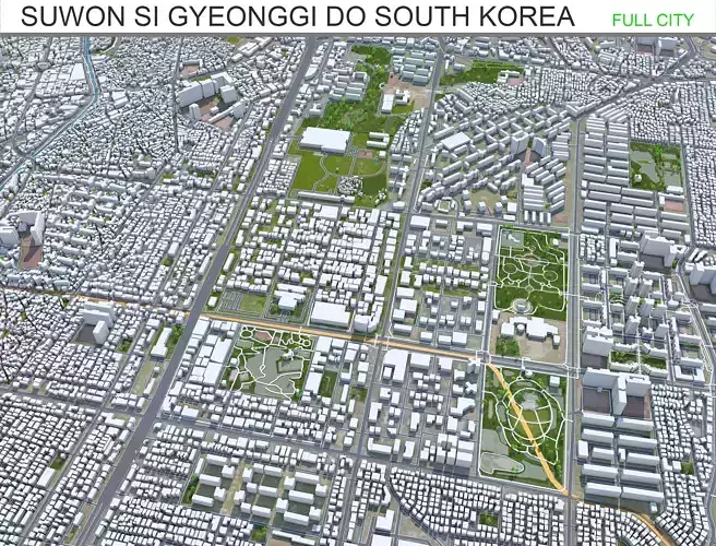 Suwon si Gyeonggi do South Korea 30km