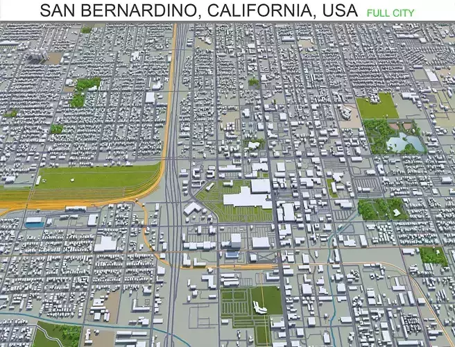 San Bernardino California USA 40km