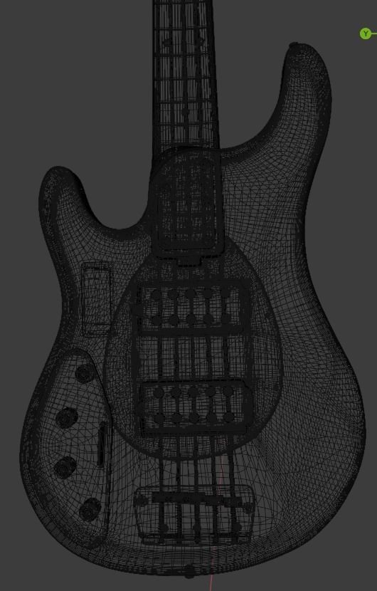 Bass Guitar 3D model_25