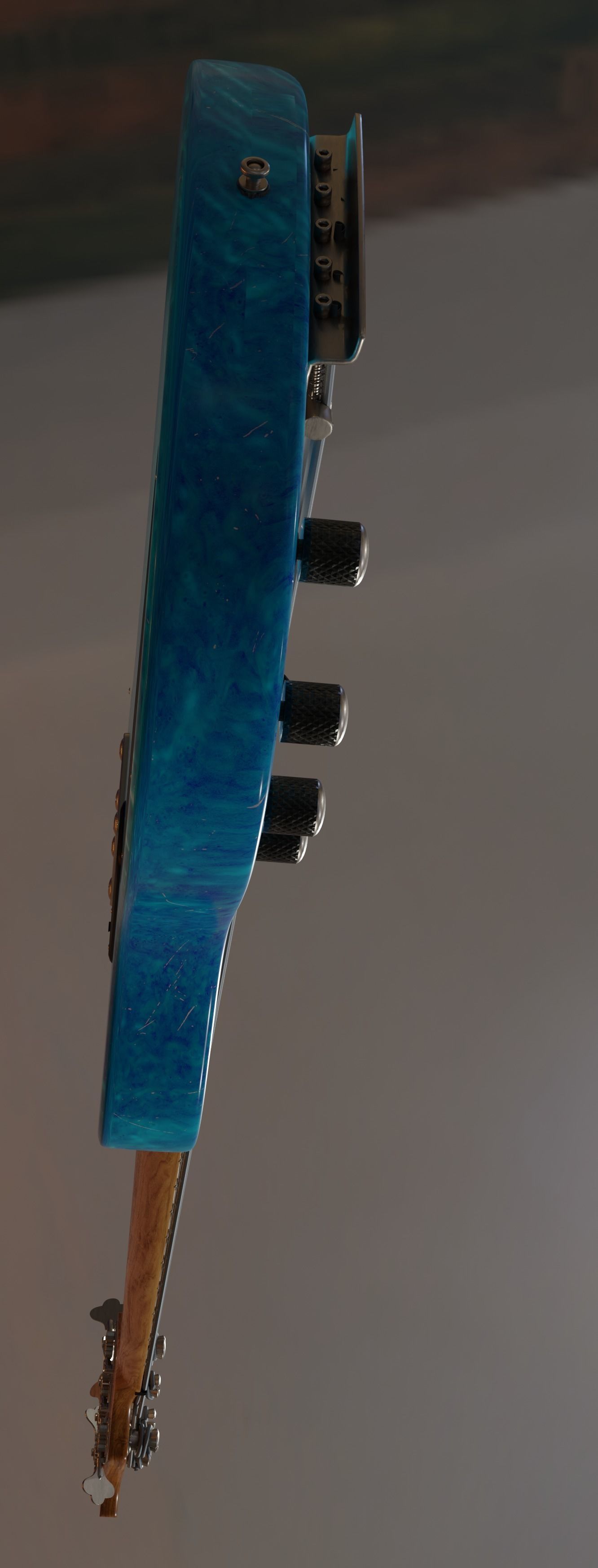 Bass Guitar 3D model_15