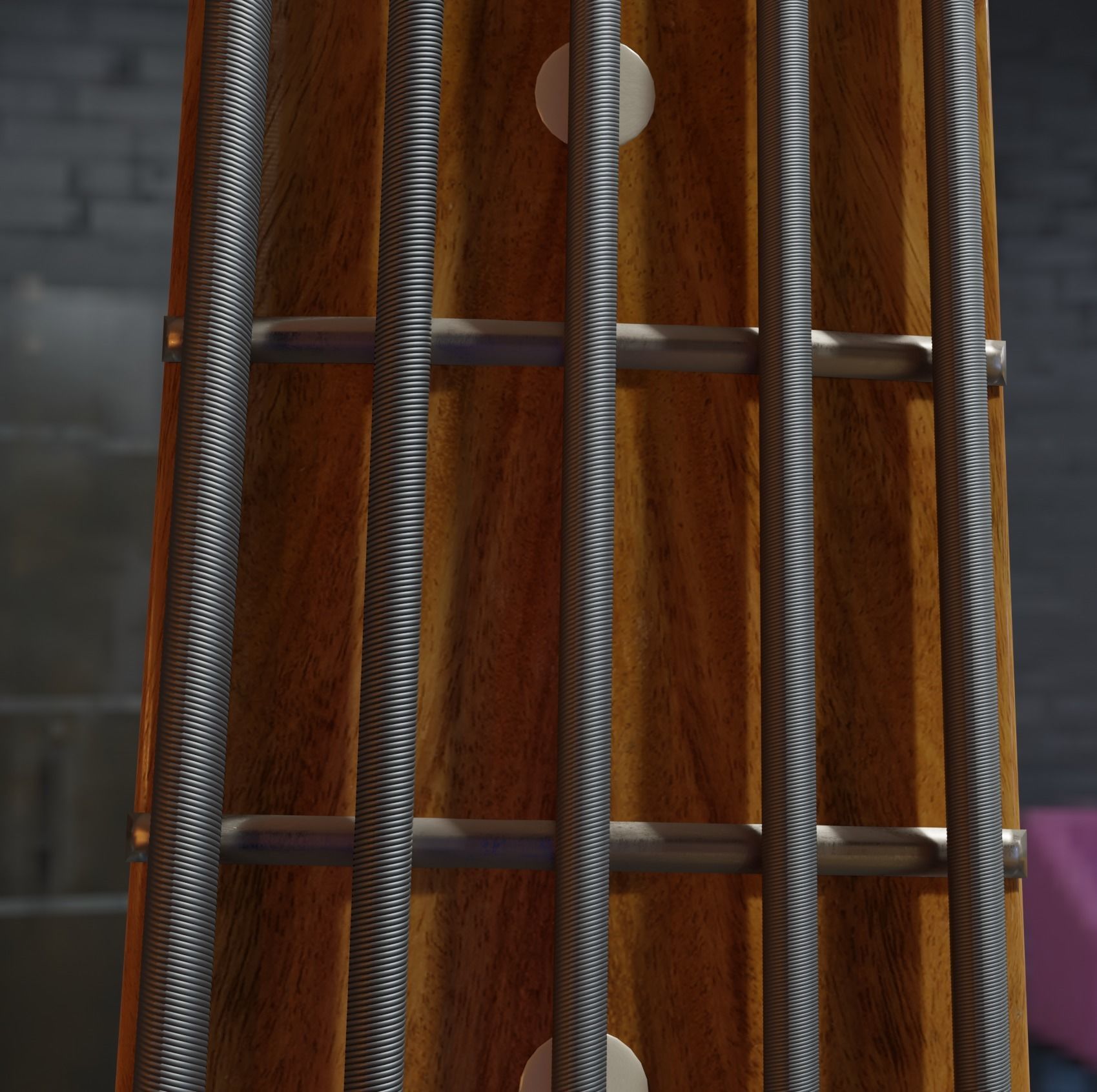 Bass Guitar 3D model_9