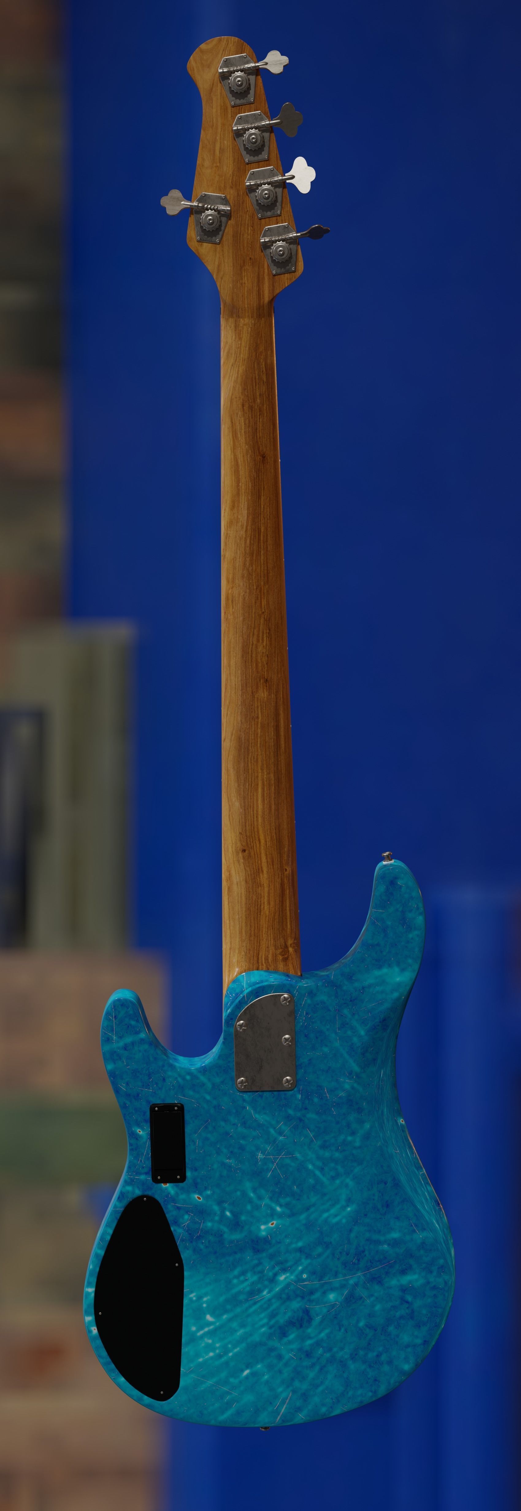 Bass Guitar 3D model_10