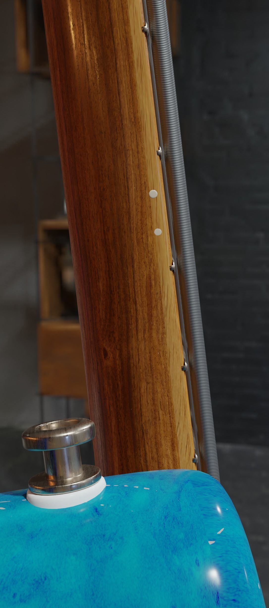 Bass Guitar 3D model_17