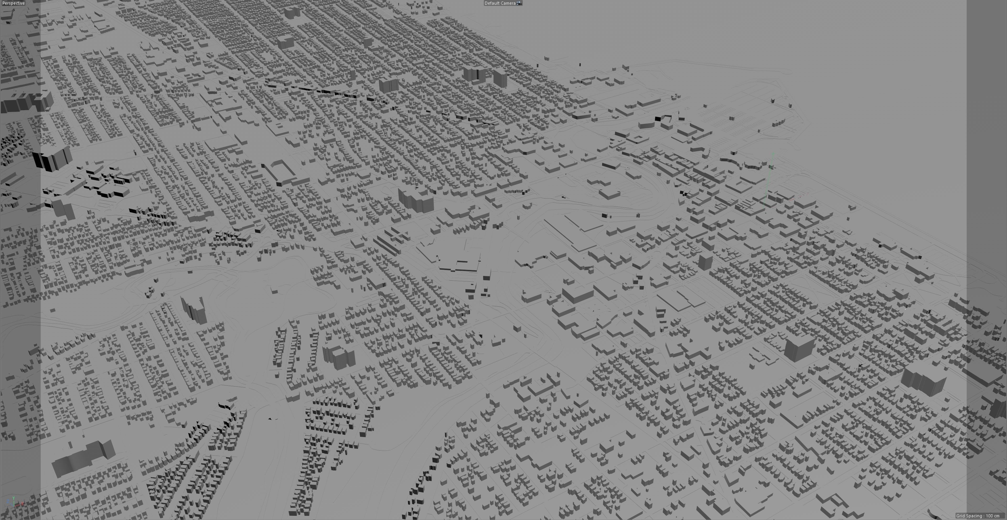 Racine Wisconsin USA 20km Low-poly 3D model_12