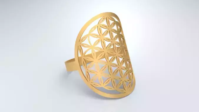 Flower of Life Ring