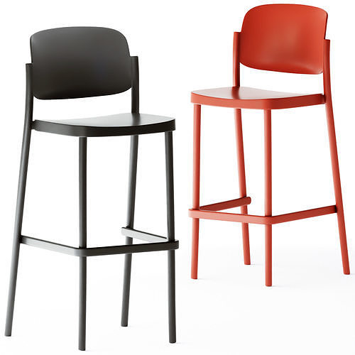 Bar Stool Piazza 3 by Colos 3D model