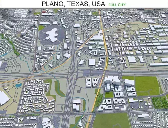 Plano Texas USA 40km