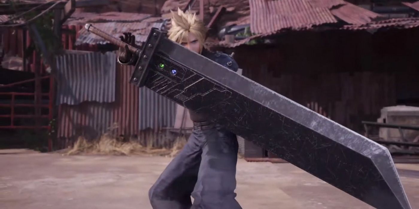 FF7 Buster sword 3D print model_1