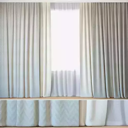 Curtains 106 Curtains with Tulle Jacquard Fabric ROHI Lazarus