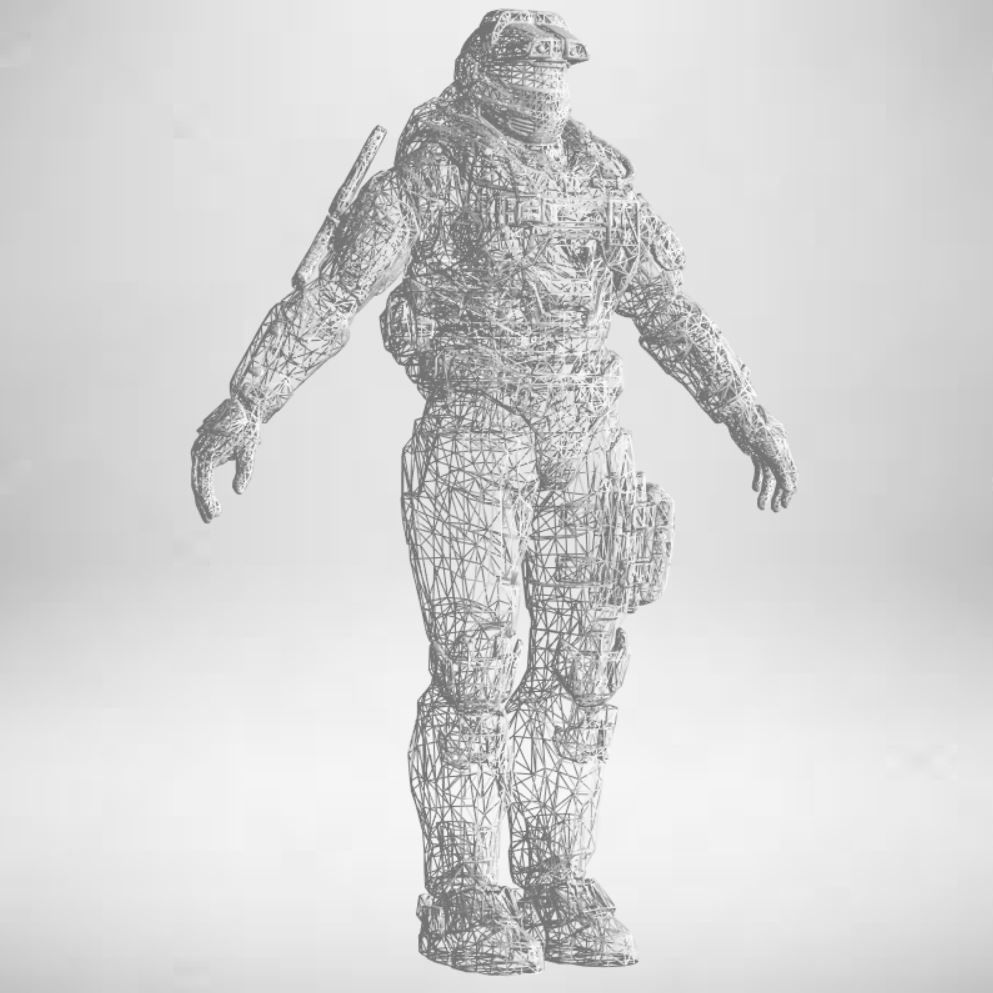 Gameready Character - 04 Low-poly 3D model_9