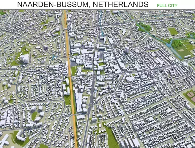 Naarden Bussum in Netherlands 20km