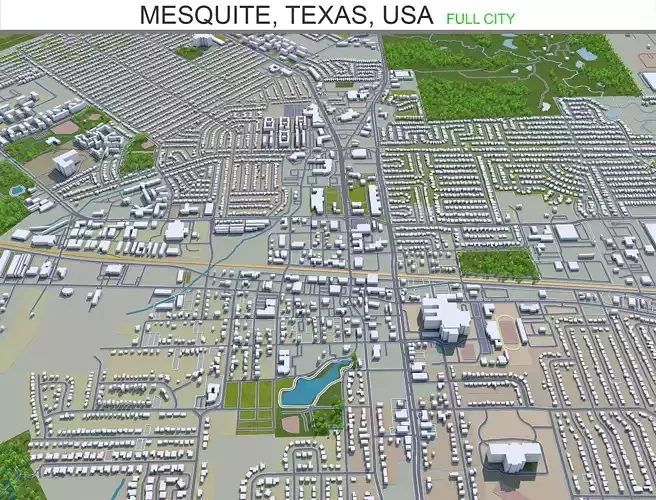 Mesquite Texas USA 30km