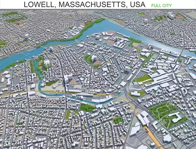 Lowell Massachusetts USA 20km