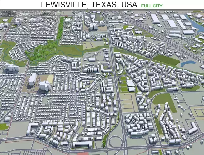 Lewisville Texas USA 25km