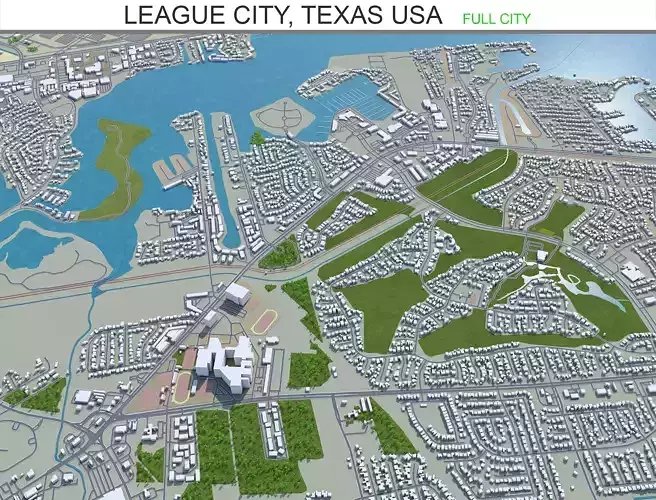 League City Texas USA 25km