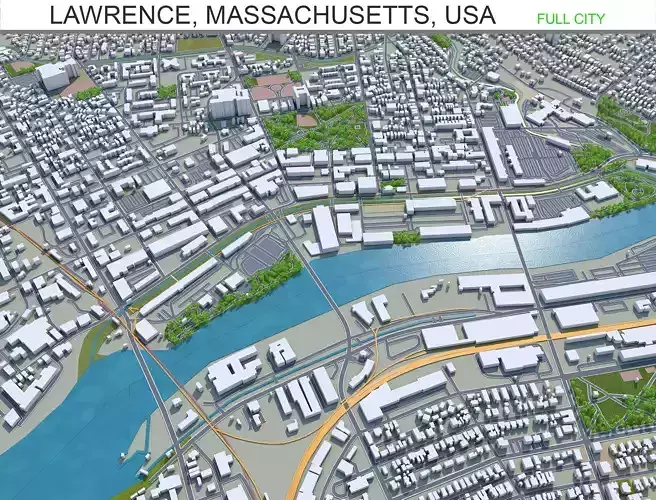 Lawrence Massachusetts USA 20km