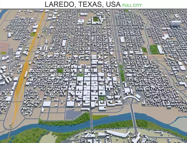 Laredo Texas USA 60km