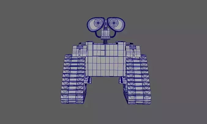WALL E robot 3D model