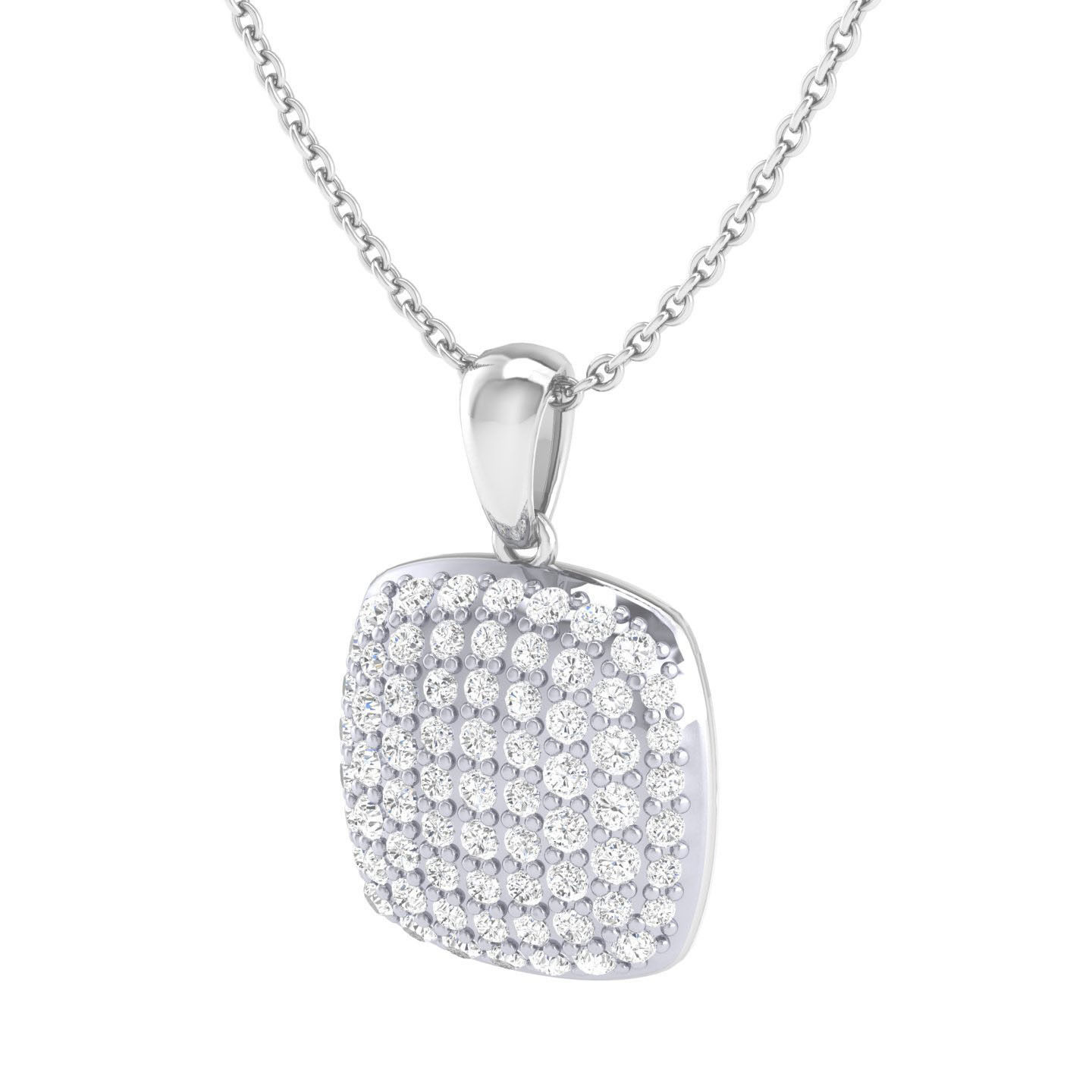 Women square pendant 3dm stl render detail 3D print model_6