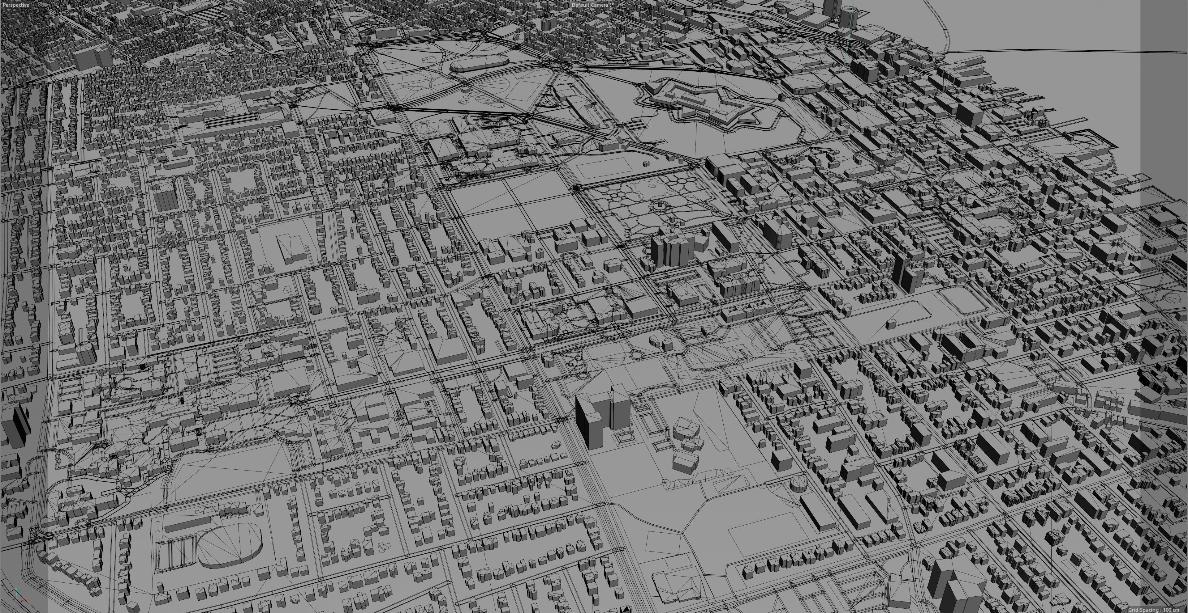 Halifax Nova Scotia Canada 50km Low-poly 3D model_12