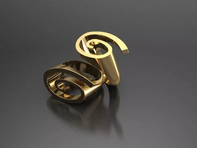 3d model female ring 3D print model