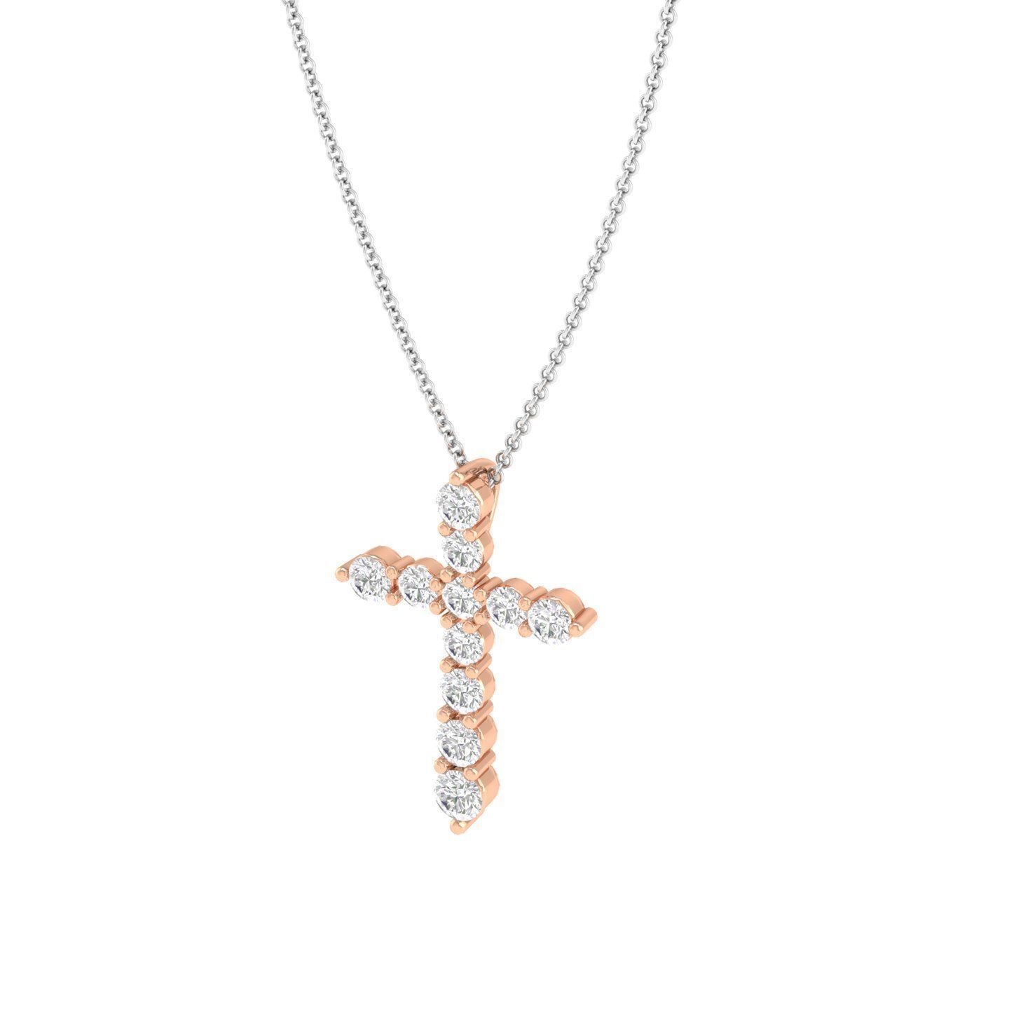 Cross pendant 3dm stl render detail 3D print model_2