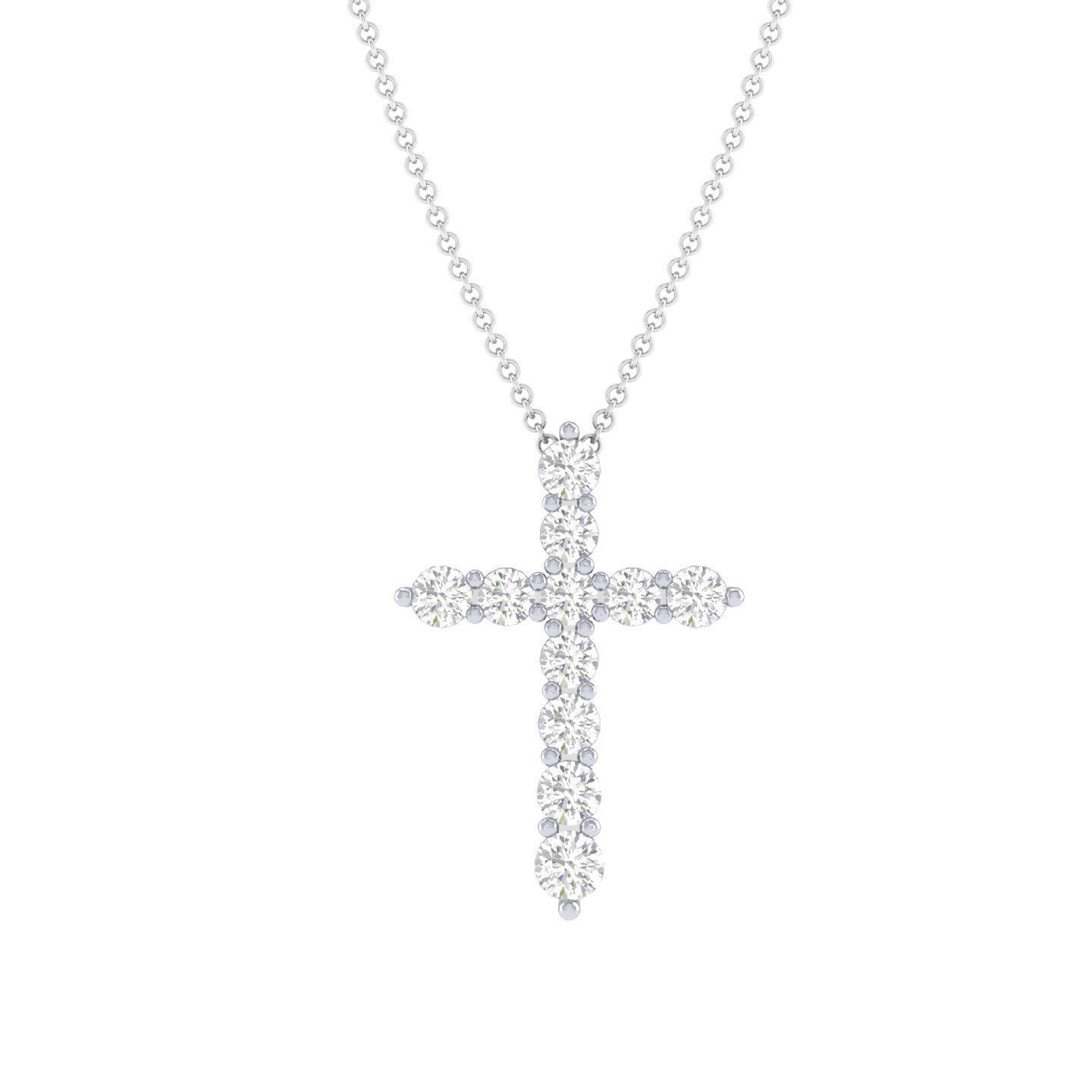 Cross pendant 3dm stl render detail 3D print model_3