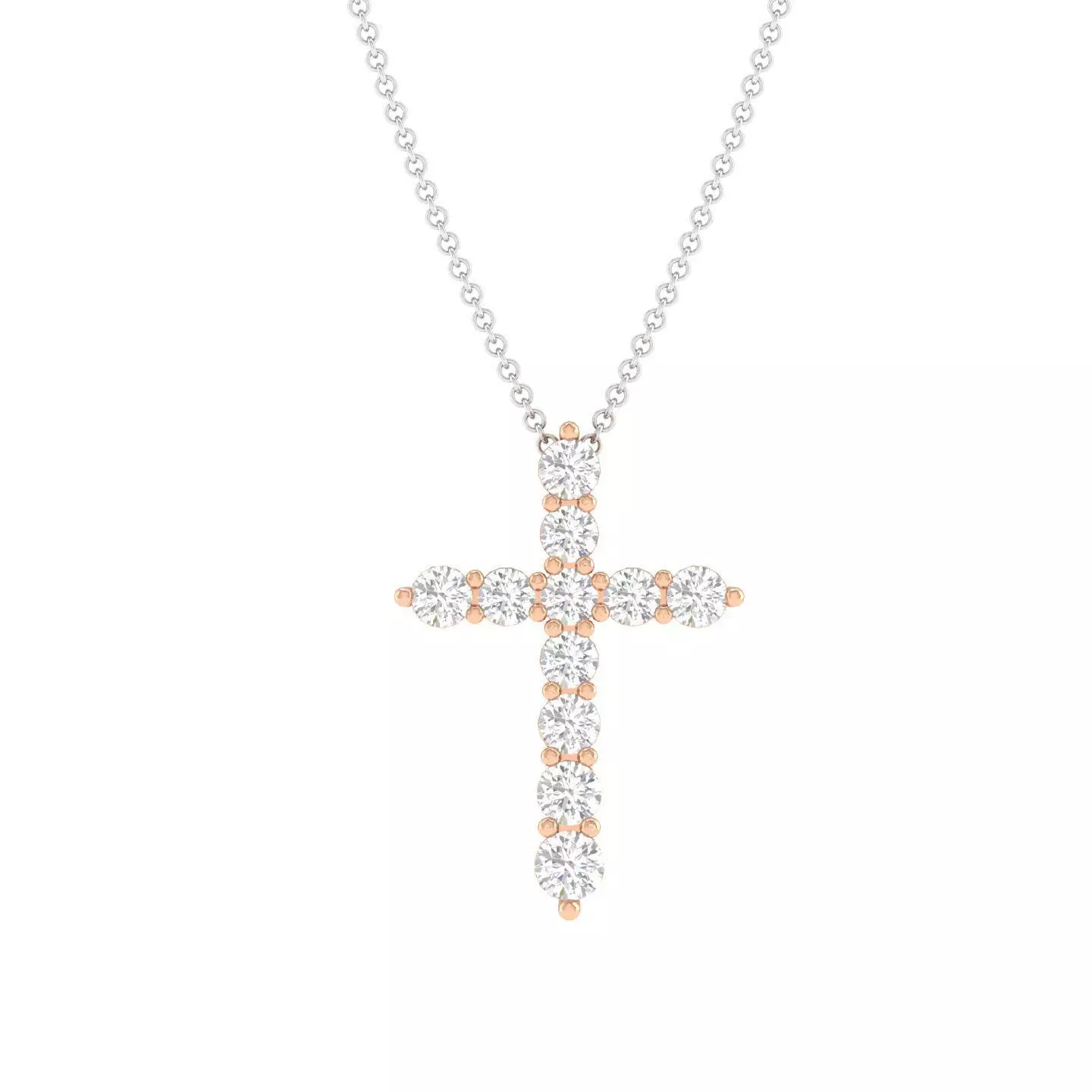 Cross pendant 3dm stl render detail 3D print model_0