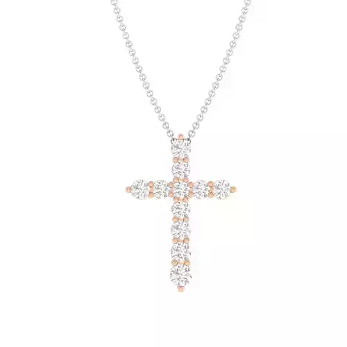 Cross pendant 3dm stl render detail 3D print model