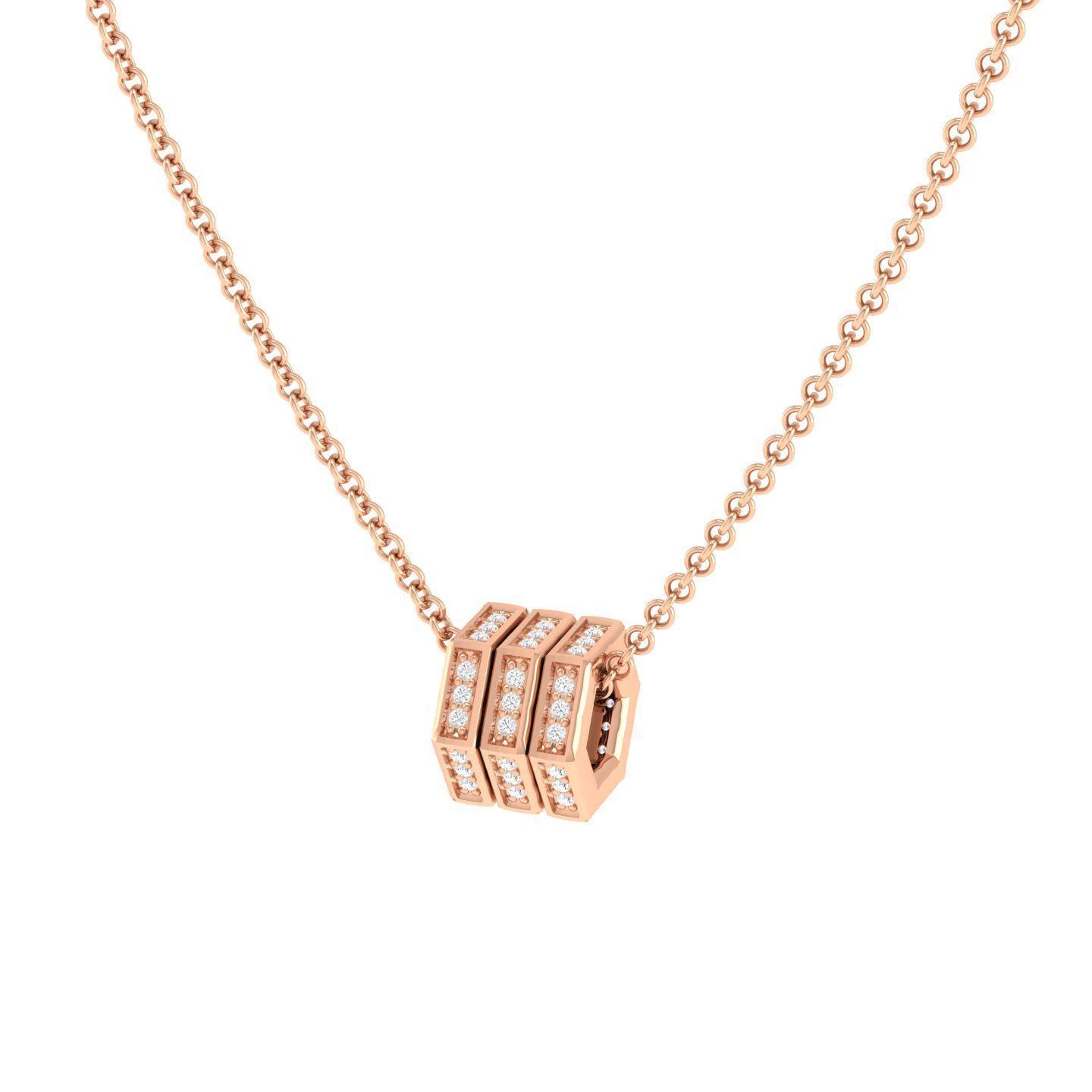 Women pendant 3dm stl render detail 3D print model_2