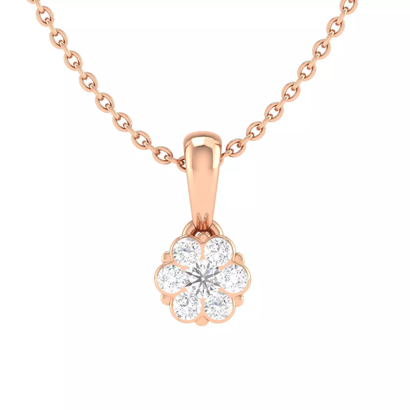 Women round pendant 3dm stl render detail 3D print model_0