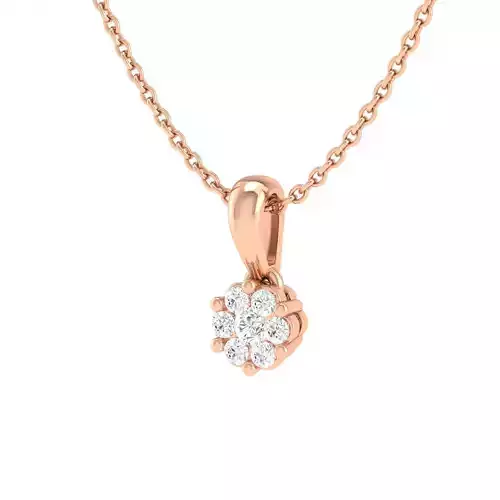 Women round pendant 3dm stl render detail