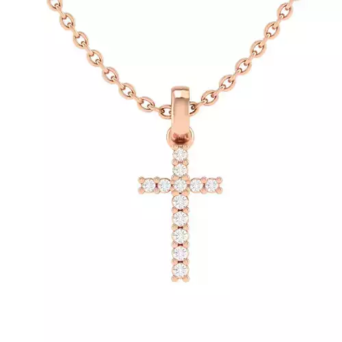 Cross pendant 3dm stl render detail 3D print model