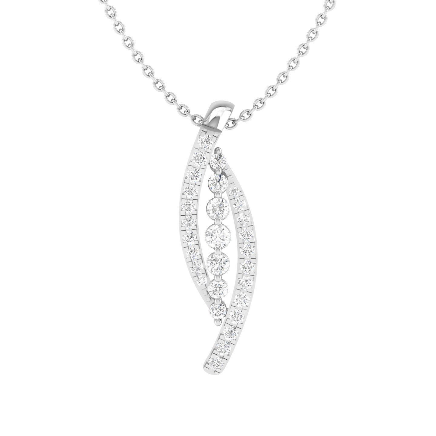 Women pendant 3dm stl render detail 3D print model_3